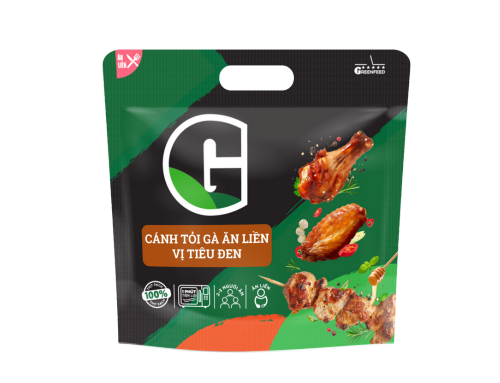 Cánh tỏi gà ăn liền vị tiêu đen G 250g